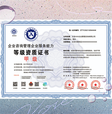 申報企業咨詢管理資質投標 須備